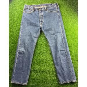 Levi’s 505 Jeans Men’s Straight Leg Sz W40 L32 Blue Denim Classic Fit USA Style